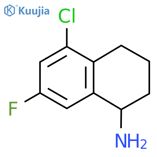 5-CHLORO-7-FLUORO-1,2,3,4-TETRAHYDRONAPHTHYLAMINE structure