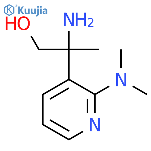 2-amino-2-2-(dimethylamino)pyridin-3-ylpropan-1-ol structure