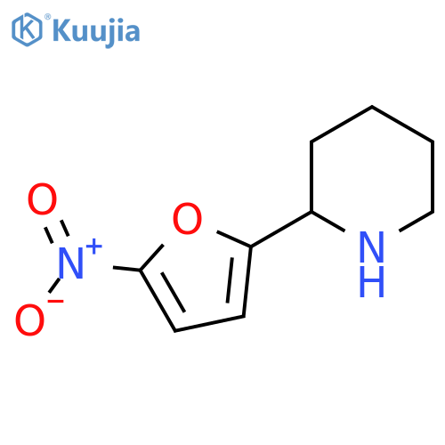 2-(5-nitrofuran-2-yl)piperidine structure