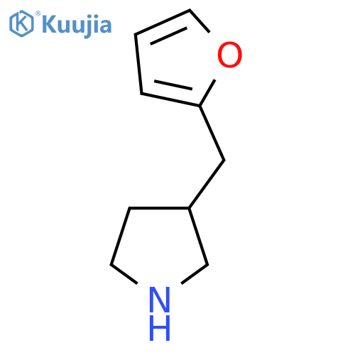 3-(furan-2-yl)methylpyrrolidine structure