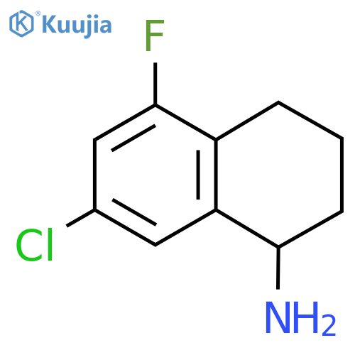 7-Chloro-5-fluoro-1,2,3,4-tetrahydronaphthalen-1-amine structure