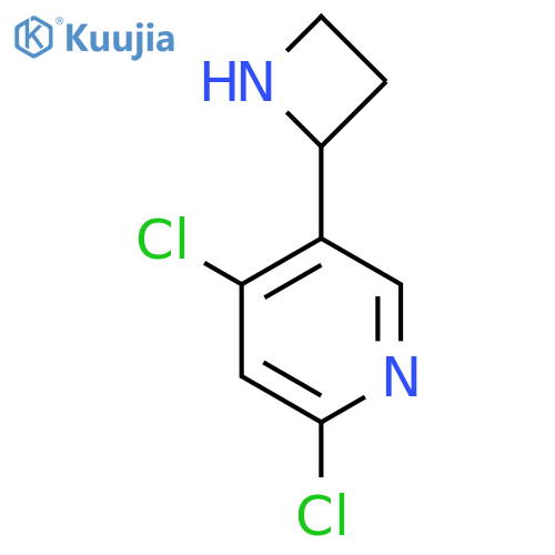 5-(azetidin-2-yl)-2,4-dichloropyridine structure