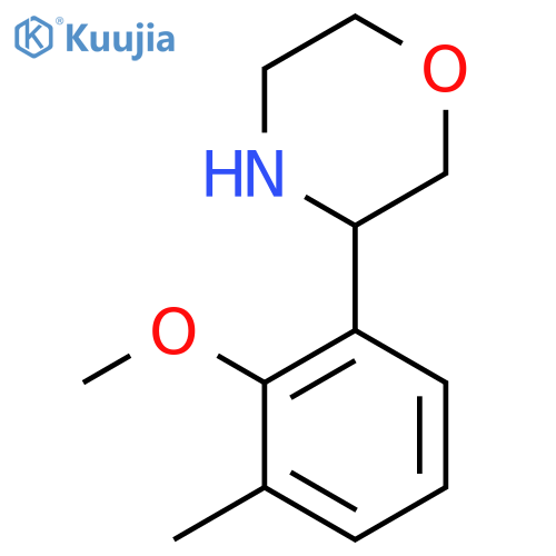 3-(2-Methoxy-3-methylphenyl)morpholine structure