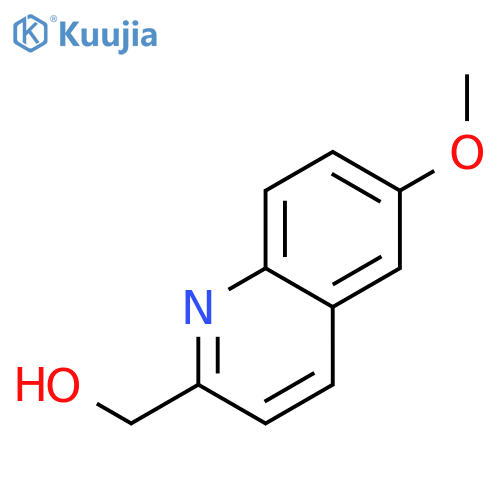6-methoxy-2-Quinolinemethanol structure