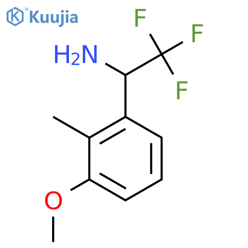 2,2,2-TRIFLUORO-1-(3-METHOXY-2-METHYLPHENYL)ETHAN-1-AMINE structure