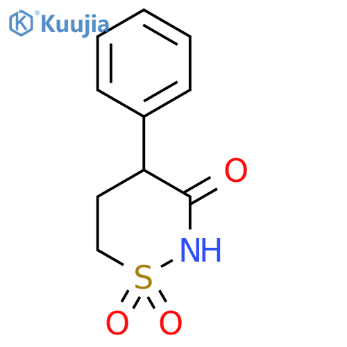4-Phenyl-1,2-thiazinan-3-one 1,1-dioxide structure