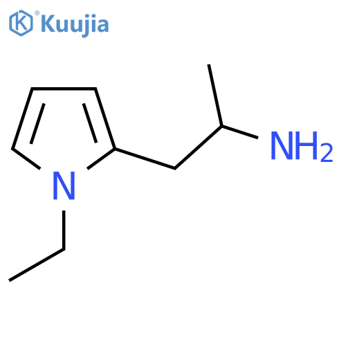 1-(1-ethyl-1H-pyrrol-2-yl)propan-2-amine structure