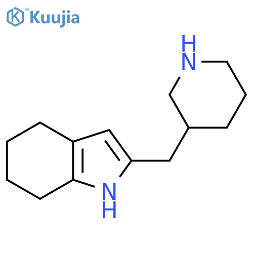 2-(piperidin-3-yl)methyl-4,5,6,7-tetrahydro-1H-indole structure