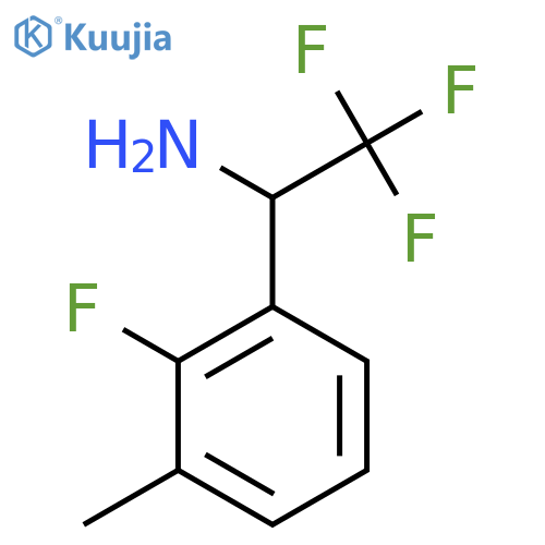 2,2,2-trifluoro-1-(2-fluoro-3-methylphenyl)ethan-1-amine structure