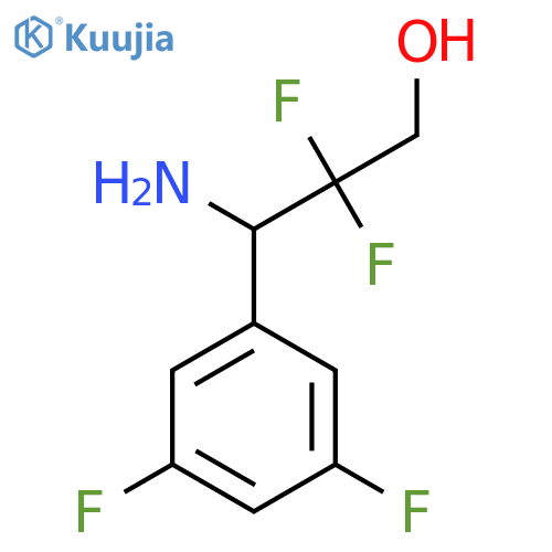 3-Amino-3-(3,5-difluorophenyl)-2,2-difluoropropan-1-ol structure