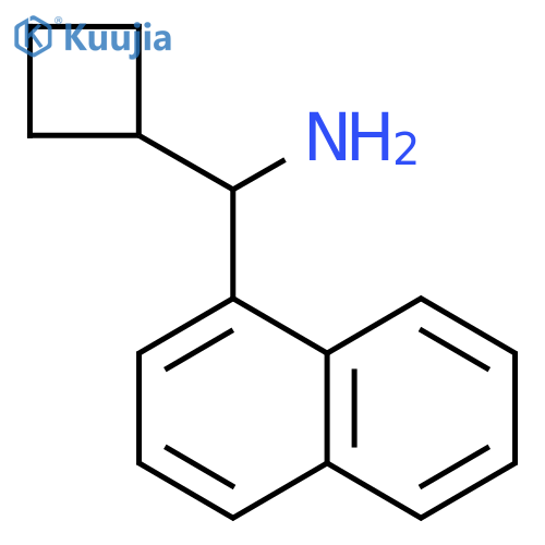 1-cyclobutyl-1-(naphthalen-1-yl)methanamine structure