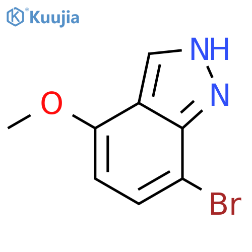 7-Bromo-4-methoxy-1H-indazole structure