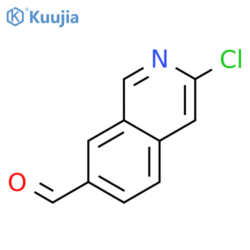 3-chloroisoquinoline-7-carbaldehyde structure
