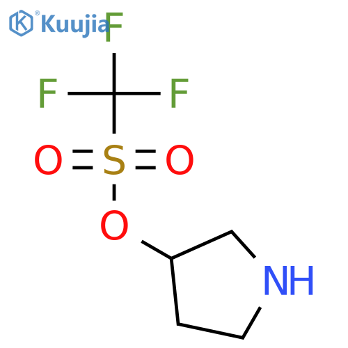 (R)-Pyrrolidin-3-yl trifluoromethanesulfonate structure