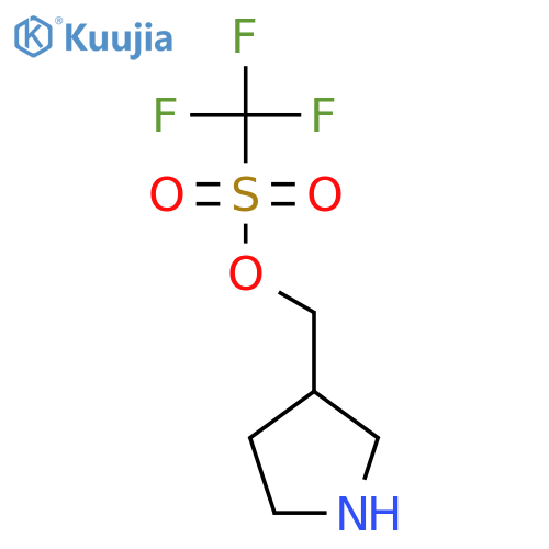 3-pyrrolidinylmethyl Trifluoromethanesulfonate structure
