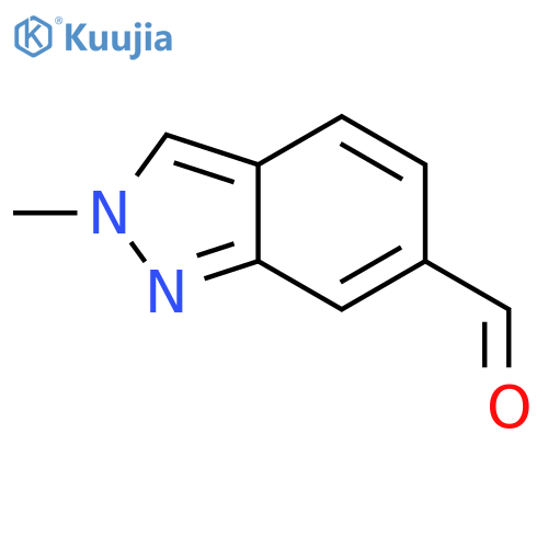 2-methyl-2H-indazole-6-carbaldehyde structure