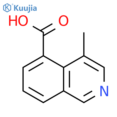 4-methylisoquinoline-5-carboxylicacid structure