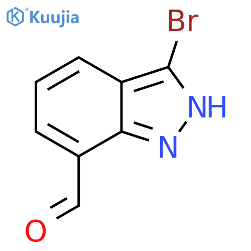 3-Bromo-1H-indazole-7-carbaldehyde structure