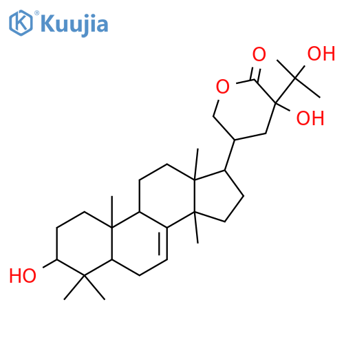25(24→23)-Abeo-3,23,25-trihydroxytirucall-7-en-24,21-olide; (3α,23S)-form structure