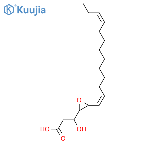 β-Hydroxy-3-(1,10-tridecadienyl)oxiranepropanoic acid; (3ξ,4R*,5S*,6Z,15Z)-form structure