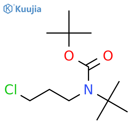 tert-Butyl tert-butyl(3-chloropropyl)carbamate structure