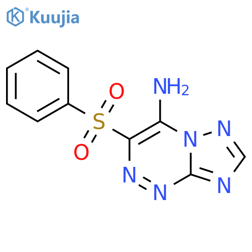 3-Benzenesulfonyl-[1,2,4]triazolo[5,1-c][1,2,4]triazin-4-ylamine structure