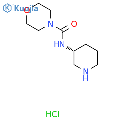 (R)-N-(Piperidin-3-yl)morpholine-4-carboxamide hydrochloride structure