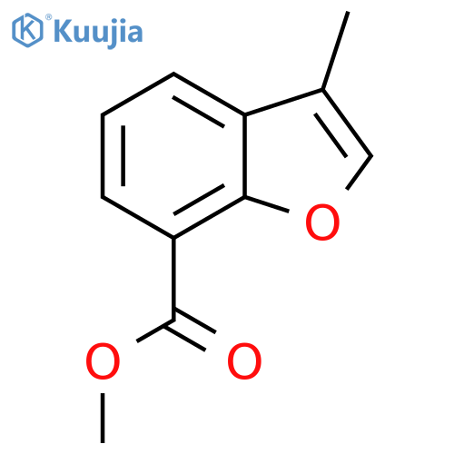 methyl 3-methyl-1-benzofuran-7-carboxylate structure