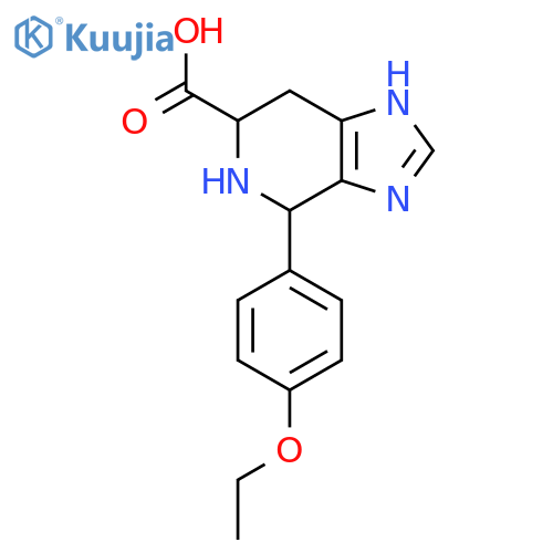4-(4-Ethoxyphenyl)-3H,4H,5H,6H,7H-imidazo[4,5-c]pyridine-6-carboxylic acid structure