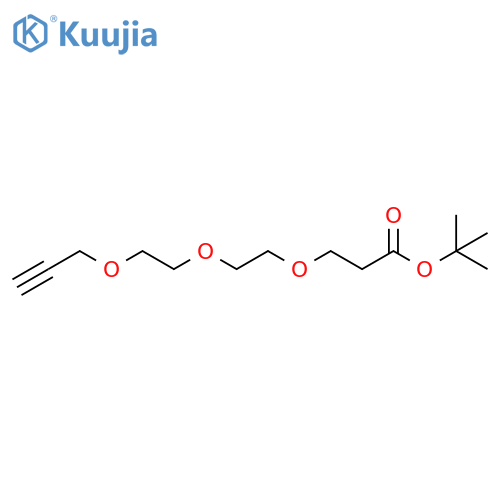 Propargyl-PEG2-CH2COOtBu structure