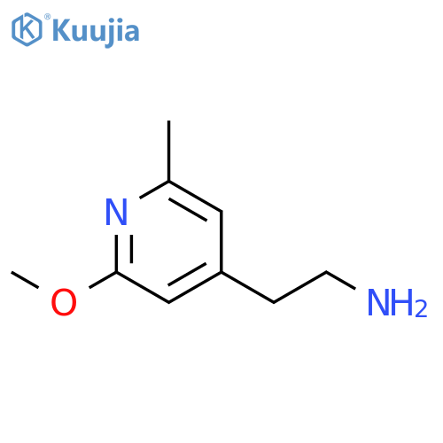 2-(2-methoxy-6-methylpyridin-4-yl)ethan-1-amine structure
