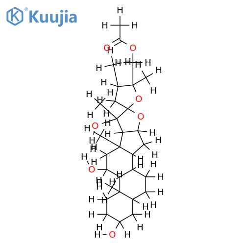 27-acetoxy-22-epihippuristanol structure