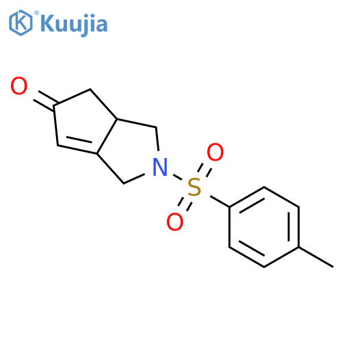 2-Tosyl-2,3,3a,4-tetrahydrocyclopenta[c]pyrrol-5(1H)-one structure
