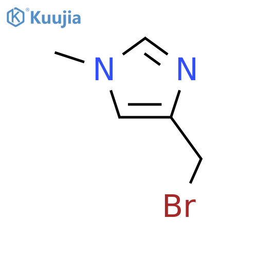 4-(bromomethyl)-1-methyl-1H-imidazole structure