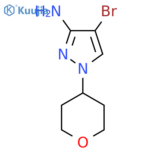 4-bromo-1-(oxan-4-yl)-1H-pyrazol-3-amine structure