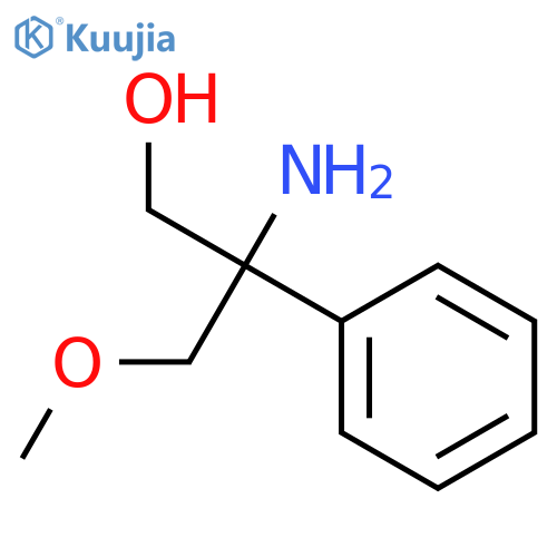 2-amino-3-methoxy-2-phenylpropan-1-ol structure