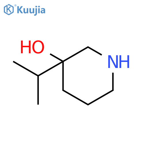3-(propan-2-yl)piperidin-3-ol structure