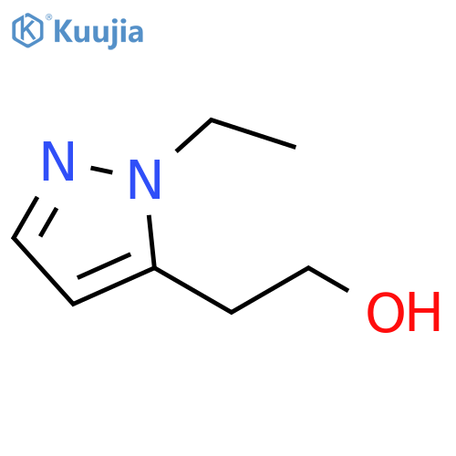 2-(1-ethyl-1H-pyrazol-5-yl)ethanol structure