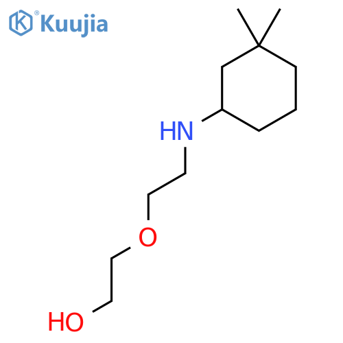2-{2-(3,3-dimethylcyclohexyl)aminoethoxy}ethan-1-ol structure