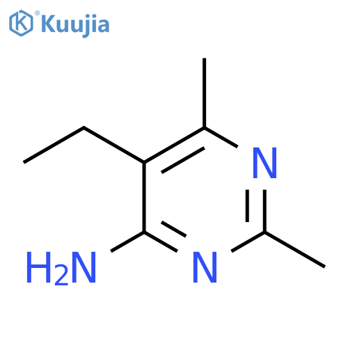 5-ethyl-2,6-dimethylpyrimidin-4-amine structure