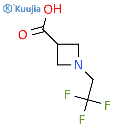 1-(2,2,2-Trifluoroethyl)azetidine-3-carboxylic acid structure
