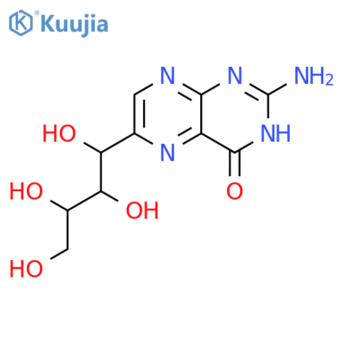 4(3H)-Pteridinone,2-amino-6-(1,2,3,4-tetrahydroxybutyl)- structure
