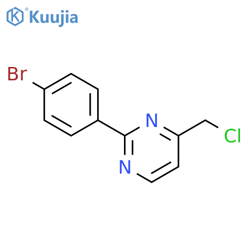 2-(4-bromophenyl)-4-(chloromethyl)pyrimidine structure