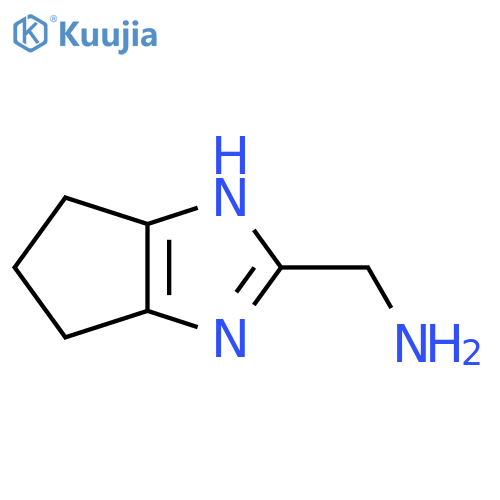 {1H,4H,5H,6H-cyclopentadimidazol-2-yl}methanamine structure