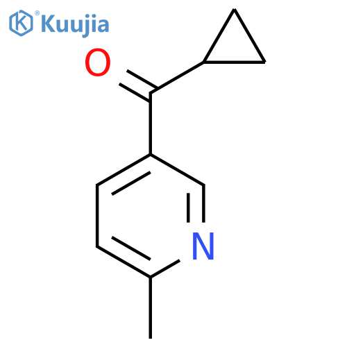 Cyclopropyl(6-methylpyridin-3-yl)methanone structure
