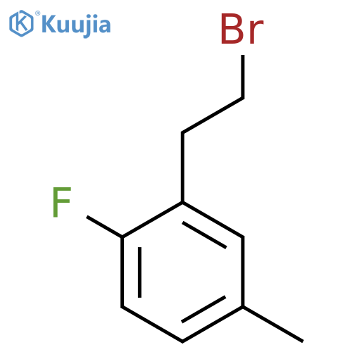 2-(2-bromoethyl)-1-fluoro-4-methylbenzene structure