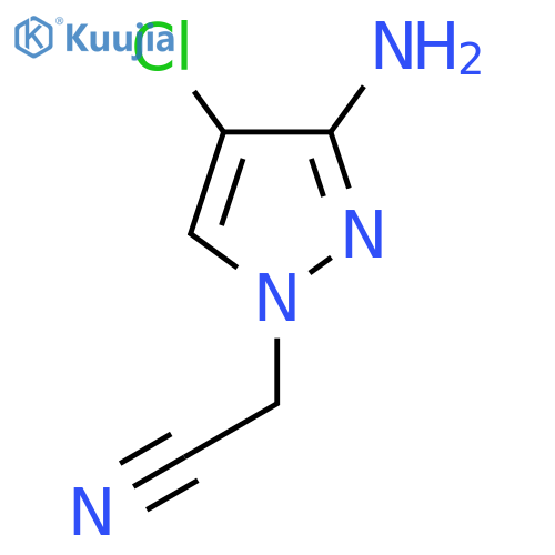 2-(3-Amino-4-chloro-1H-pyrazol-1-YL)acetonitrile structure
