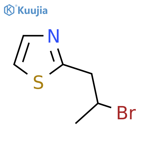 2-(2-Bromopropyl)-1,3-thiazole structure