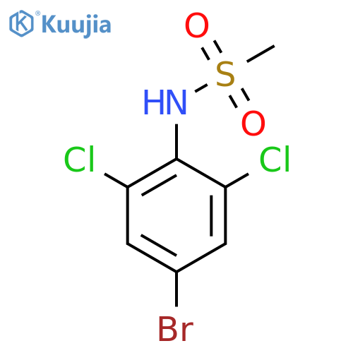 N-(4-bromo-2,6-dichlorophenyl)methanesulfonamide structure