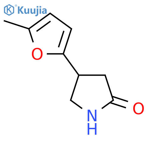 4-(5-methylfuran-2-yl)pyrrolidin-2-one structure